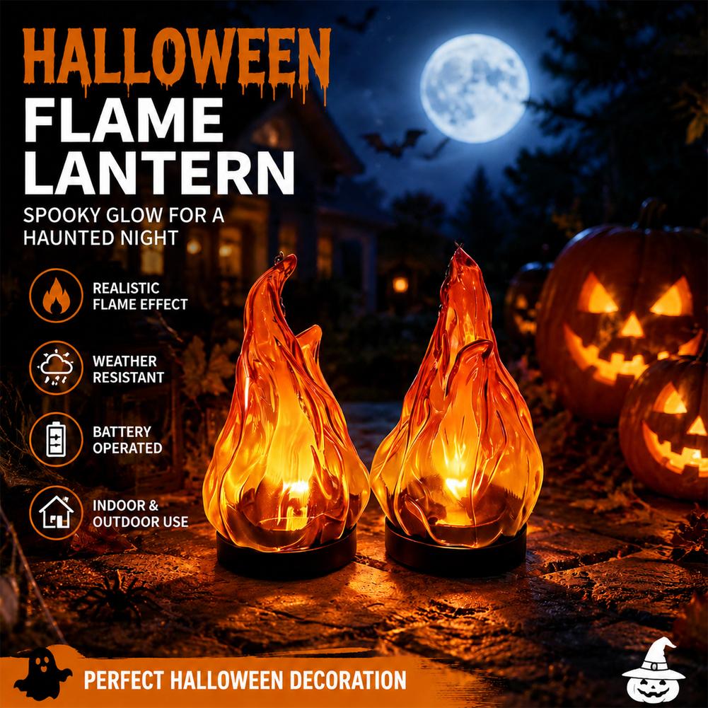 LED Flickering Flame Lantern I - Outdoor Lighting Effects review and price