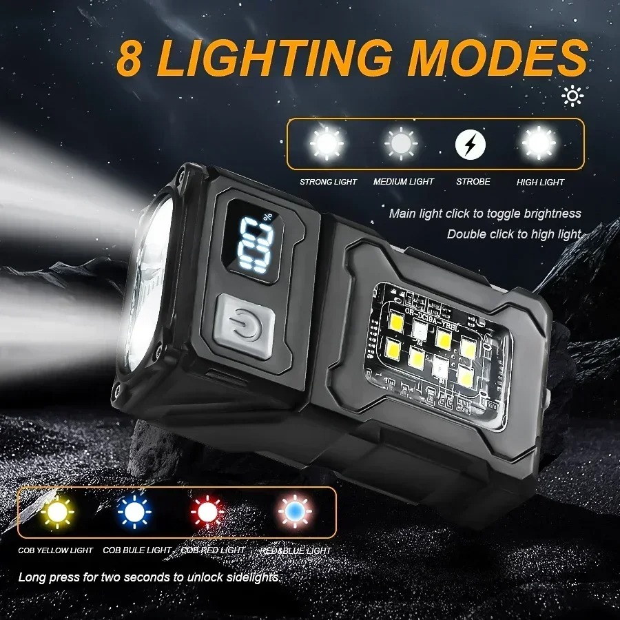 Mini USB Recharge LED Flashlig - Outdoor Lighting Black review and price