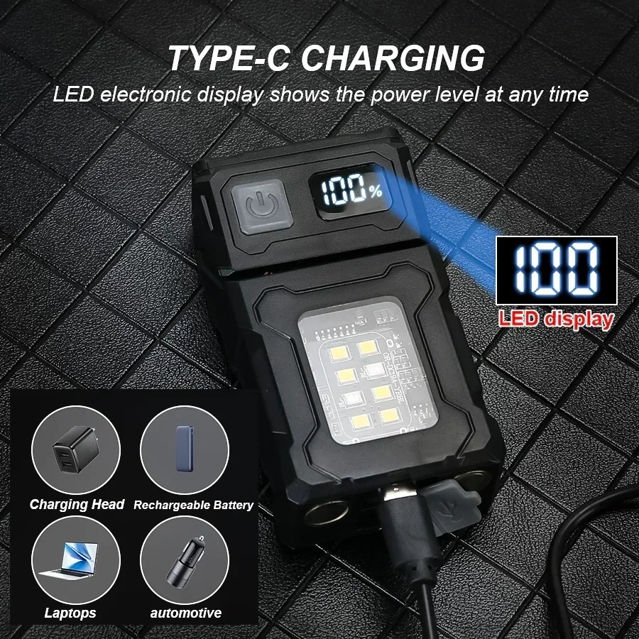 Mini USB Recharge LED Flashlig - Outdoor Lighting Black review and price