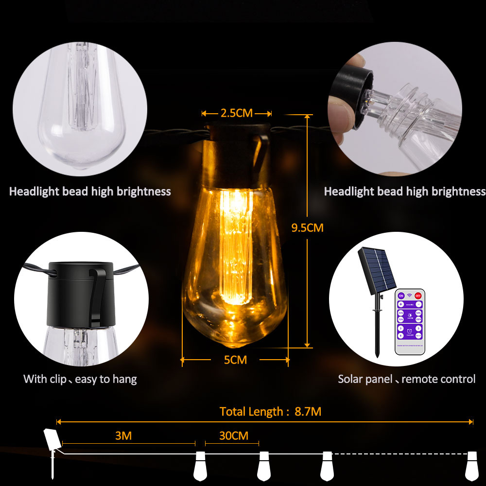 High brighter Solar String Lig - Outdoor Lighting Wireless review and price
