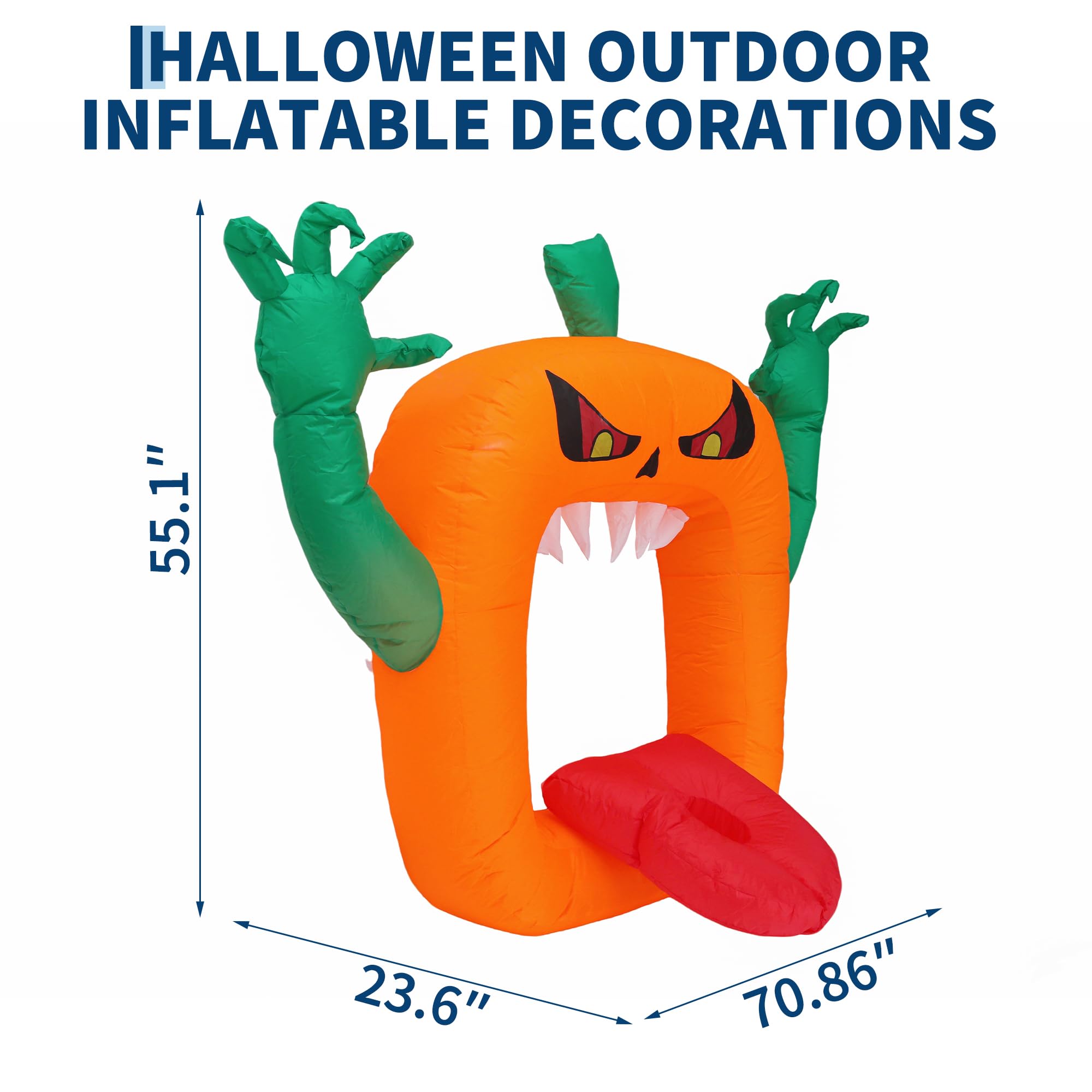 6FT Halloween Inflatables Scar - Outdoor Lighting Effects review and price