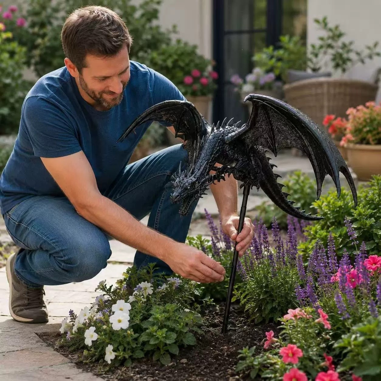 Solar Dragon Fire Garden Light - Outdoor Lighting Pathway review and price